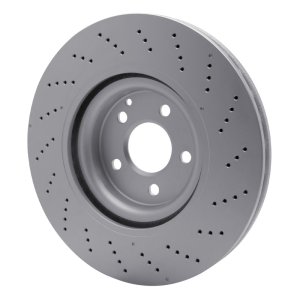 Mercedes-Benz CLS400 Brake Rotor (1) - Front - R1 Concepts - GEOSPEC Coated Rotor - Drilled - `15-`17